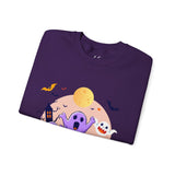 Halloween Ghost Sweatshirt – Cute Spooky "Happy Halloween" Design