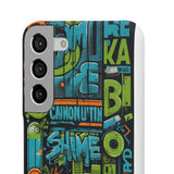 Urban Graffiti Style Phone Case - Cool and Chic for Girls