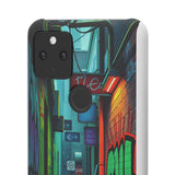 Urban Graffiti Chic: London Skyline Phone Case for Girls - Phone Case by Printify | Unique designs from ArteoDesign