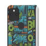 Graffiti Chic Phone Case: Urban Style with a Feminine Twist - Phone Case by Printify | Unique designs from ArteoDesign