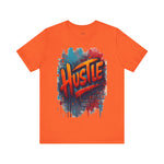 Hustle Tee - Bold Graffiti Streetwear with Vibrant Vibes