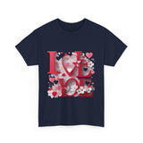 LOVE Graphic Valentine's Day T-Shirt – Romantic Heart Design Tee