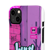 Graffiti Phone Case: Urban Chic for Girls with a Twist - Phone Case by Printify | Unique designs from ArteoDesign