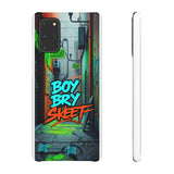 Urban Graffiti Phone Case - Gritty Streetwear for Boys