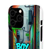 Urban Graffiti Phone Case for Boys - Gritty Streetwear Style