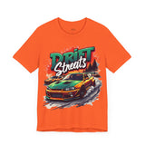 Drift Streets T-Shirt – Bold Car Drift Graphic Tee