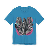 Women's Urban Cityscape Tee - Stylish Graphic Streetwear