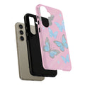 Y2K Butterfly Pink iPhone Case – Glitter Aesthetic