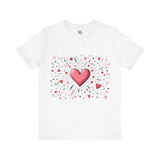 Radiant Heart Graphic T-Shirt - Bold Pink Style