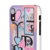 Graffiti Phone Case for Girls: Urban Chic Meets Feminine Sty - Phone Case by Printify | Unique designs from ArteoDesign