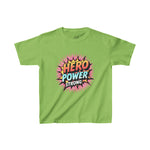 Hero Power Strong T-Shirt - Empowering Kids Tee for Girls Ages 3-12