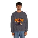 Halloween Sweatshirt – Spooky Witch and Ghosts Design