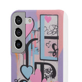 Graffiti Phone Case for Girls: Urban Chic Meets Feminine Sty - Phone Case by Printify | Unique designs from ArteoDesign