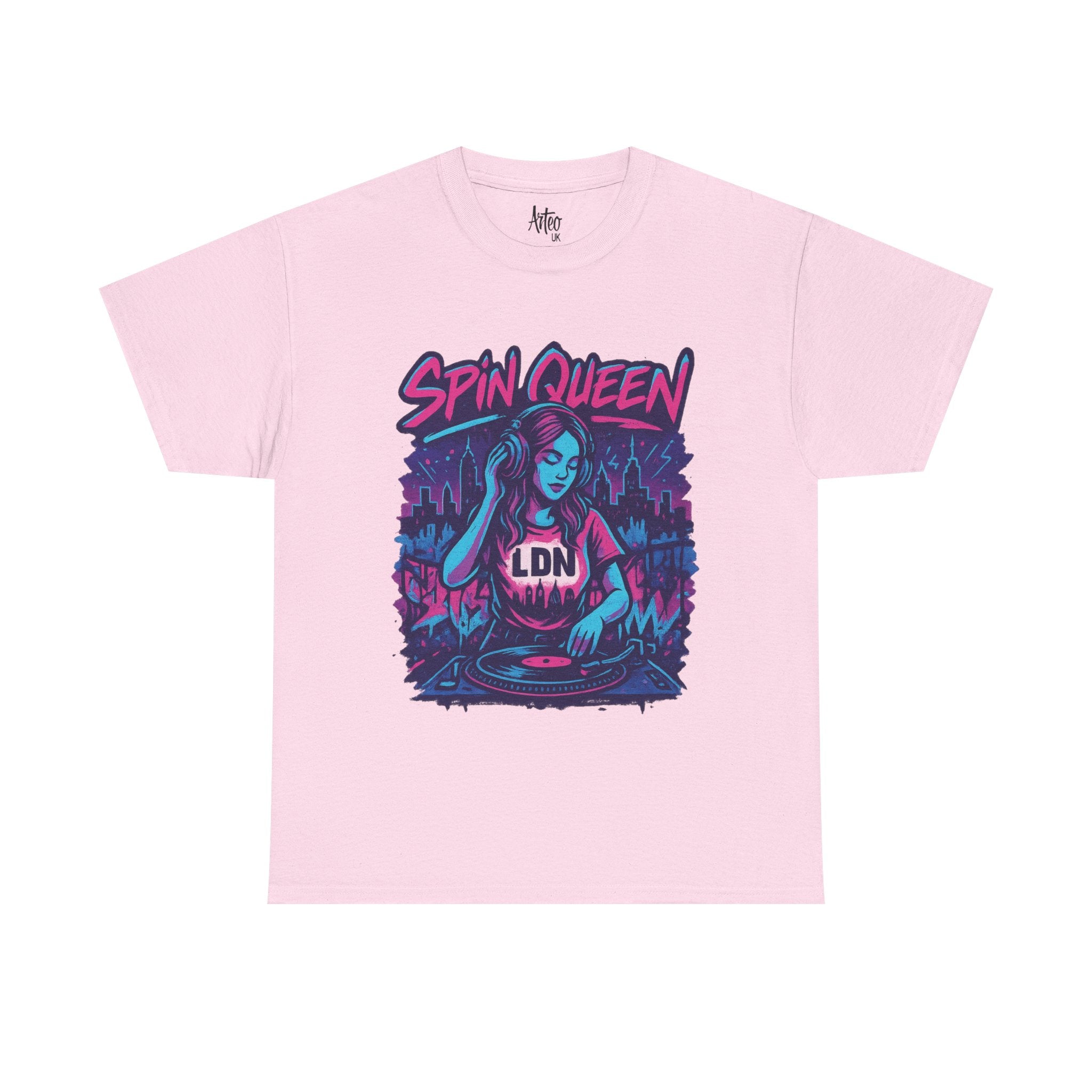 Spin Queen T-Shirt –  DJ Streetwear Tee UK