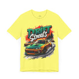 Drift Streets T-Shirt – Bold Car Drift Graphic Tee