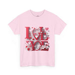 Heart to Heart Romantic Unisex T-Shirt - Perfect Gift of Love