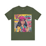 Bold 80s Vintage Tee - Retro Street Style for Women