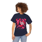 Forever Love Sweatshirt: Heart-Themed Unisex Fashion - T-Shirt by Printify | Unique designs from ArteoDesign