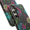 Urban Floral Graffiti Phone Case – Neon Street Art Vibes for iPhone & Samsung