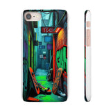 Urban Graffiti Chic: London Skyline Phone Case for Girls - Phone Case by Printify | Unique designs from ArteoDesign