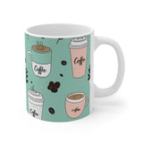 Mint Green Coffee Mug – Cute Coffee Cup Pattern