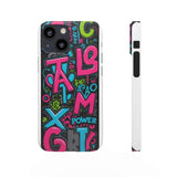 Graffiti Phone Case for Girls: Urban Chic Meets Street Style - Phone Case by Printify | Unique designs from ArteoDesign