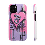 Graffiti Phone Case: Urban Chic for Girls with London Skylin - Phone Case by Printify | Unique designs from ArteoDesign