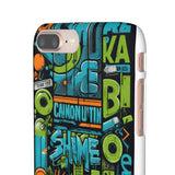 Urban Graffiti Style Phone Case - Cool and Chic for Girls