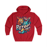 Men’s Retro Vibes Cartoon Hoodie - Vibrant Graphic Design