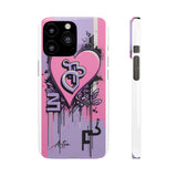 Graffiti Phone Case: Urban Chic for Girls with London Skylin - Phone Case by Printify | Unique designs from ArteoDesign