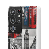 Graffiti Phone Case: London Skyline, Neon Accents, Edgy Styl - Phone Case by Printify | Unique designs from ArteoDesign