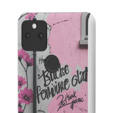 Urban Graffiti Phone Case for Girls - Soft Neon Street Art