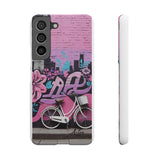 Graffiti Phone Case for Girls: Urban Chic with a Feminine Tw - Phone Case by Printify | Unique designs from ArteoDesign