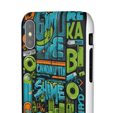 Urban Graffiti Style Phone Case - Cool and Chic for Girls