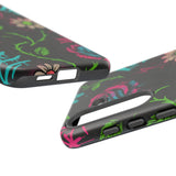 Urban Floral Graffiti Phone Case – Neon Street Art Vibes for iPhone & Samsung