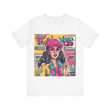 Retro Vibes: Women's Throwback T-Shirts with Bold '80s-'9 - T-Shirt by Printify | Unique designs from ArteoDesign