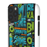 Urban Graffiti Style Phone Case - Cool and Chic for Girls