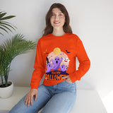 Halloween Ghost Sweatshirt – Cute Spooky "Happy Halloween" Design