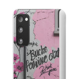 Graffiti Phone Case: Urban Chic with a Feminine Twist - Phone Case by Printify | Unique designs from ArteoDesign