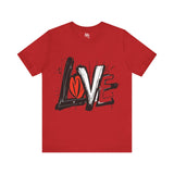 Love Graffiti Pink T-Shirt - Streetwear for Valentine’s Day