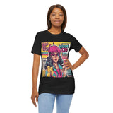 Retro Vibes: Women's Throwback T-Shirts with Bold '80s-'9 - T-Shirt by Printify | Unique designs from ArteoDesign