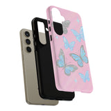 Y2K Butterfly Pink iPhone Case – Glitter Aesthetic