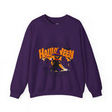 Halloween Sweatshirt – Spooky Witch and Ghosts Design