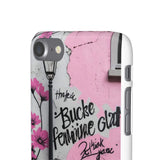 Graffiti Phone Case: Urban Chic with a Feminine Twist - Phone Case by Printify | Unique designs from ArteoDesign