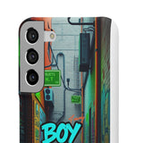 Urban Graffiti Phone Case - Gritty Streetwear for Boys