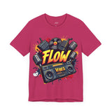 Flow Beats Tee - Graffiti Streetwear for Music Lovers