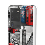 Graffiti Phone Case: London Skyline, Neon Accents, Edgy Styl - Phone Case by Printify | Unique designs from ArteoDesign