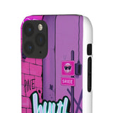 Graffiti Phone Case: Urban Chic for Girls with a Twist - Phone Case by Printify | Unique designs from ArteoDesign