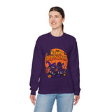 Happy Halloween Sweatshirt – Ghosts & Pumpkins Graphic