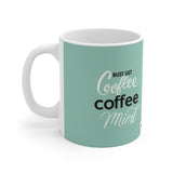 Mint Green Coffee Mug – Elegant Lady Design